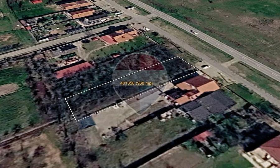 Teren de 968 mp, în Oloșag