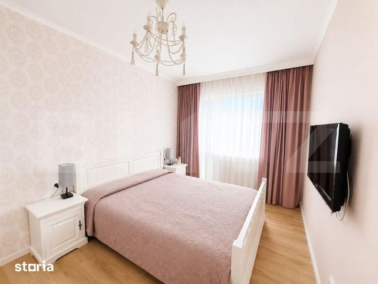 Apartament cu 3 camere semidecomandat în Central