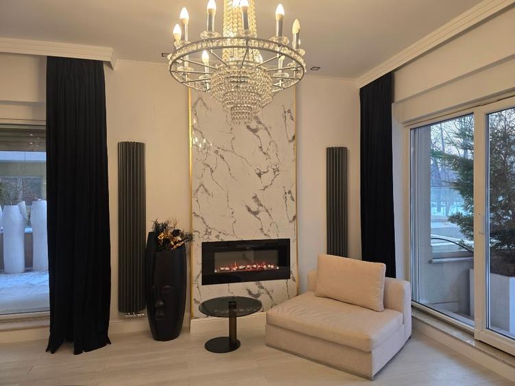 Apartament cu 5 camere decomandat, mobilat în Herăstrău