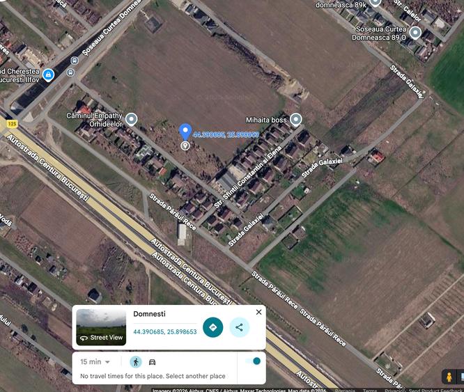 Teren Construcții intravilan de 4000 mp, în Domnești