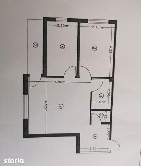 Apartament cu 2 camere în Fălticeni