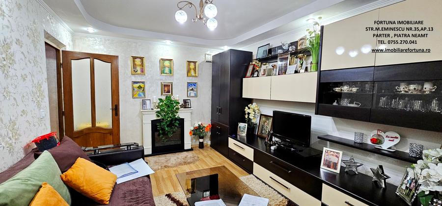 Apartament cu 3 camere decomandat, mobilat în Mărăței