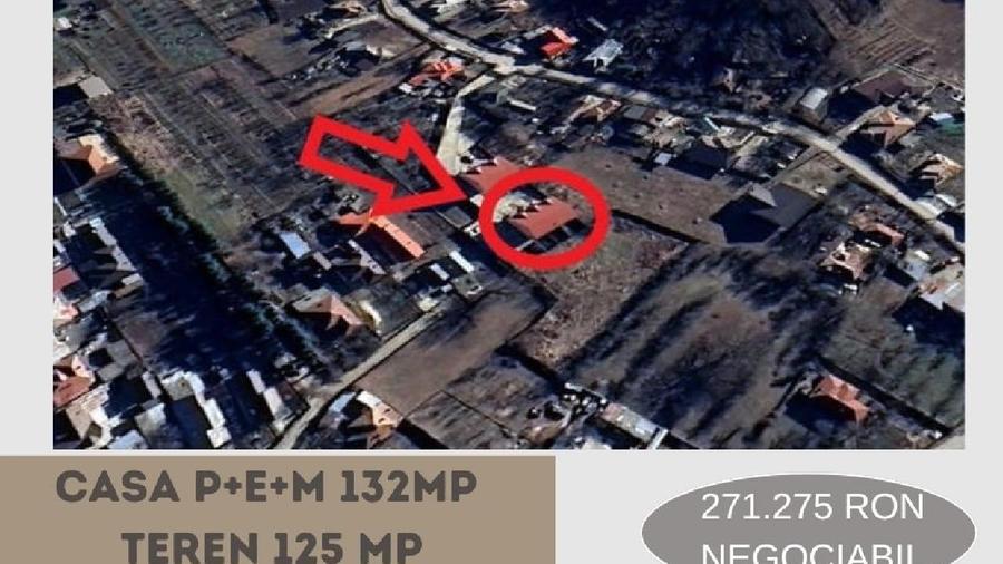 Casă individuală cu 10 camere cu Teren 125 Mp în Bascov