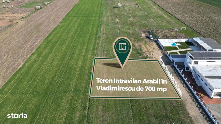 Teren de 700 mp, în Vladimirescu