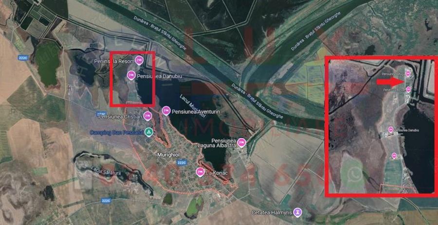 Teren de 1500 mp, în Murighiol