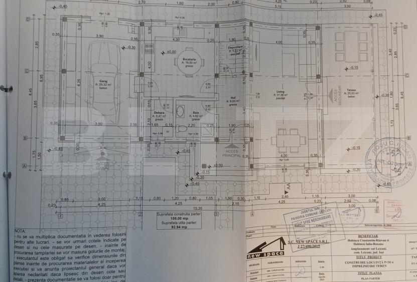 Teren Construcții intravilan de 1267 mp, în Lețcani