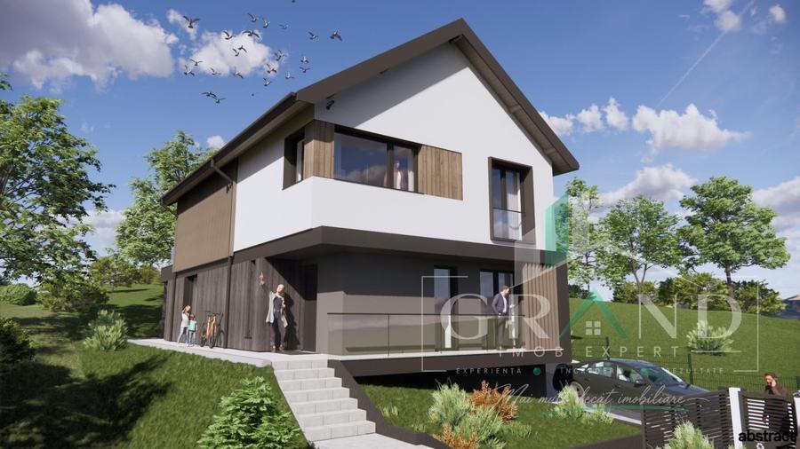 Casă individuală cu 5 camere cu Teren 700 Mp în Chinteni