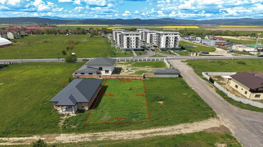 Teren Construcții intravilan de 452 mp, în Primăverii