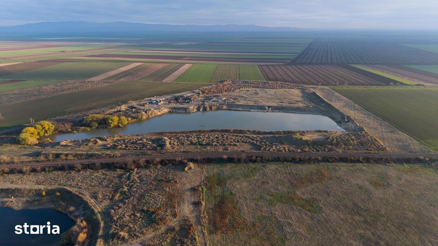 Balastiera in jude?ul Arad cu teren de 12.5 ha - 2