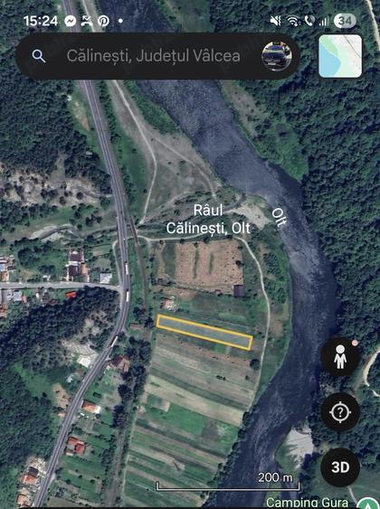 Teren de 2800 mp, în Călinești