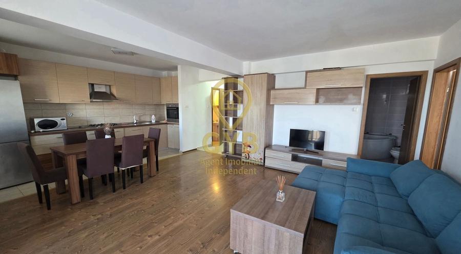Apartament cu 3 camere decomandat, mobilat în Nufărul