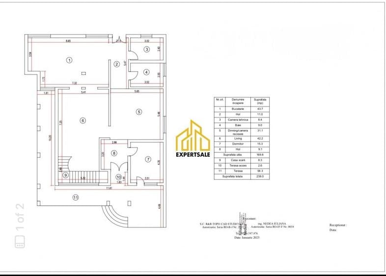 Casa/Vila cu 7 camere, teren 1600 MP/ stadiu avansat/Domnesti/Premium - 14