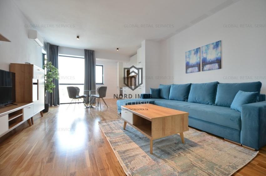 Apartament cu 2 camere semidecomandat, mobilat în Aviației