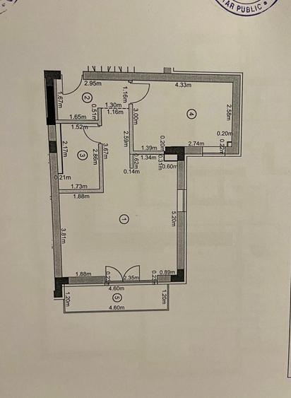 Apartament cu 2 camere decomandat în Avantgarden