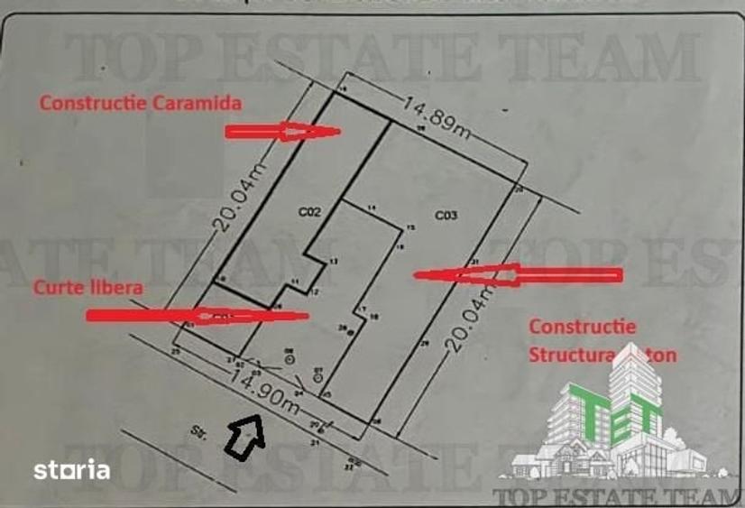 Casă cu 4 camere cu Teren 298 Mp în Bucureștii Noi