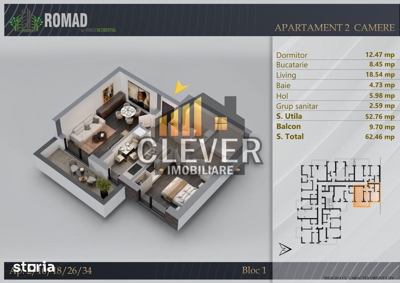 Apartament cu 2 camere în Theodor Pallady