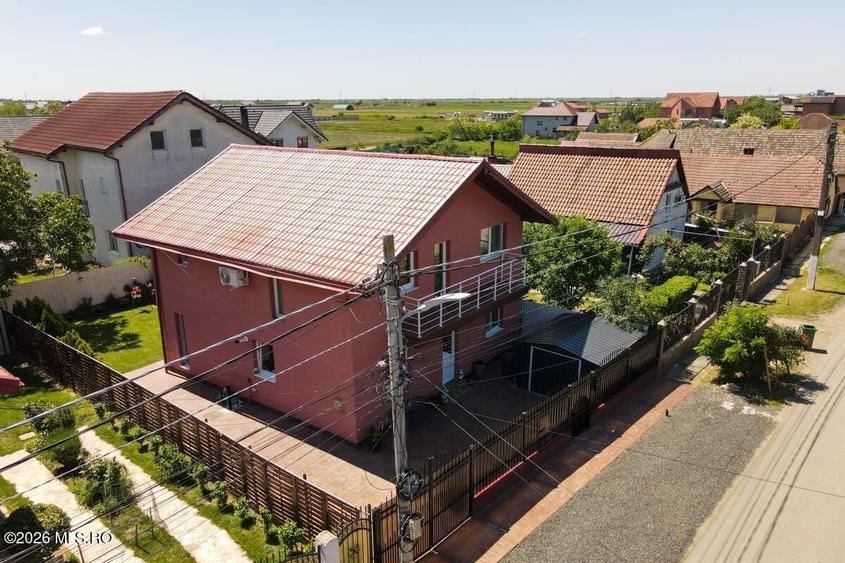 Sacalaz - Casa P+M, 139 MP, 2 Dormitoare, 3 Bai, Birou, Foisor, Iaz - 40