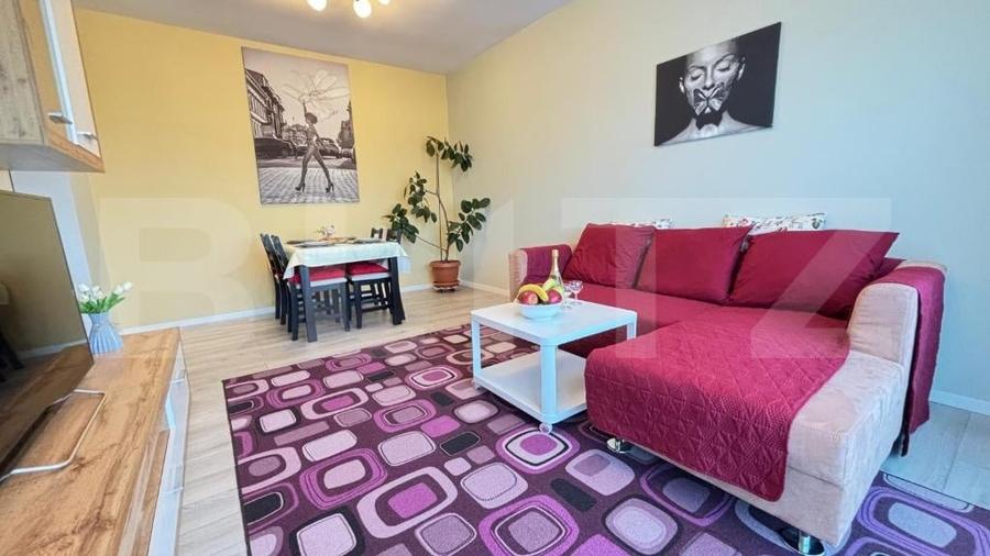 Apartament cu 2 camere semidecomandat, mobilat în Dumbrăvița
