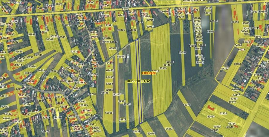 Teren Construcții intravilan de 4900 mp, în Ciolpani