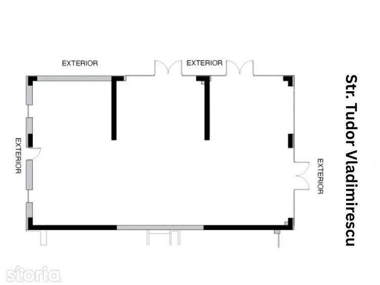 Spațiu comercial, de 191.3 mp, în Orașul Nou
