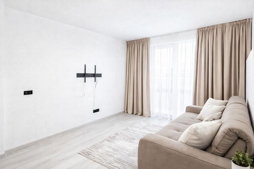 Apartament cu 2 camere semidecomandat, mobilat în Lacul Tei