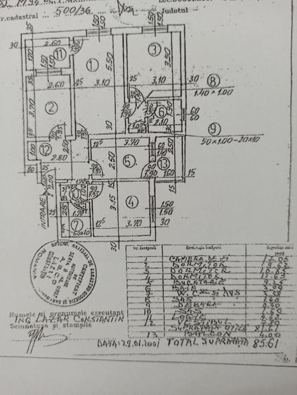 Apartament cu 4 camere decomandat în Rahova