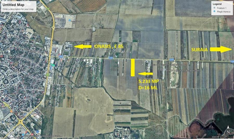 Teren Construcții intravilan de 5233 mp, în Est