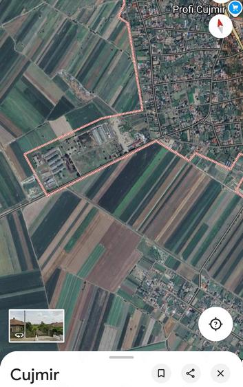 Teren de 9400 mp, în Cujmir