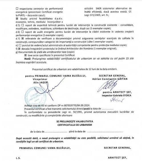 Teren de 1808 mp, în Buzăiel