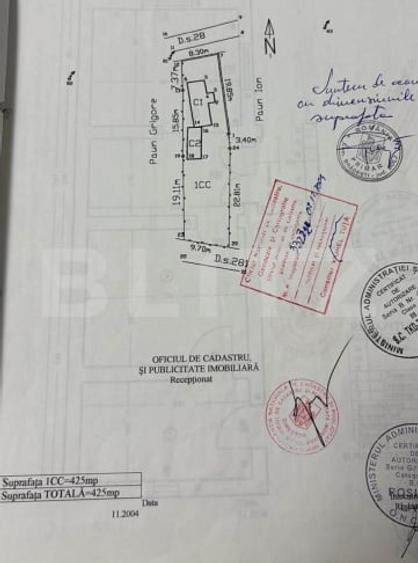 Teren Construcții intravilan de 429 mp, în Exterior Vest