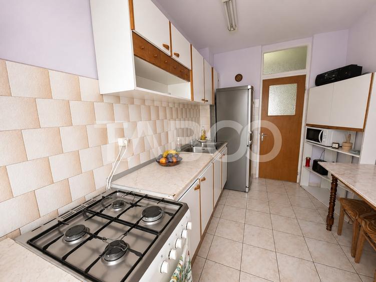 Apartament cu 3 camere decomandat, mobilat în Terezian