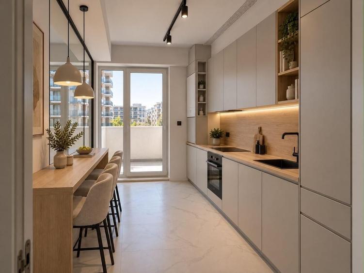 Apartament cu 2 camere decomandat, mobilat în Theodor Pallady