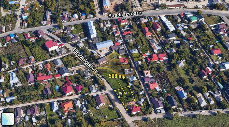 Teren Construcții intravilan de 508 mp, în Izvoare