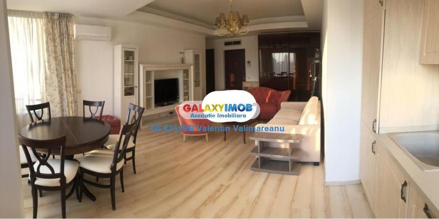Apartament cu 2 camere semidecomandat, mobilat în Herăstrău