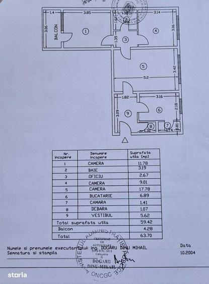 Apartament cu 3 camere semidecomandat în Timișoara