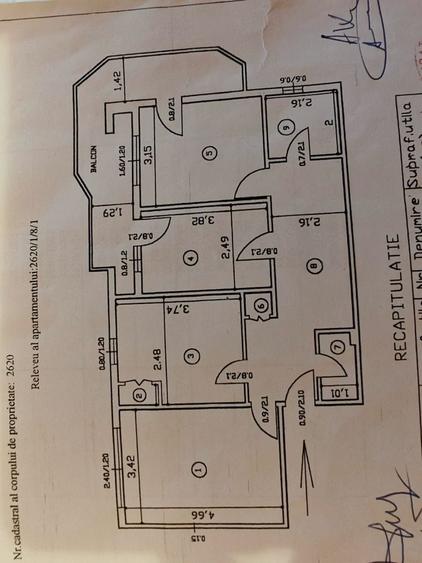 Apartament cu 3 camere decomandat în Păcurari