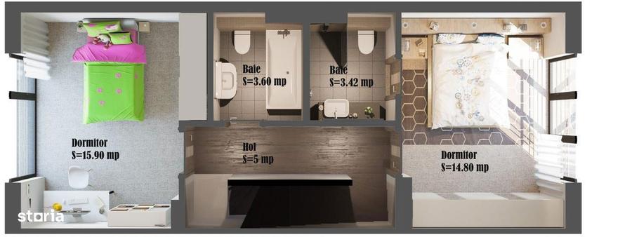 Casă cu 5 camere cu Teren 175 Mp în Central