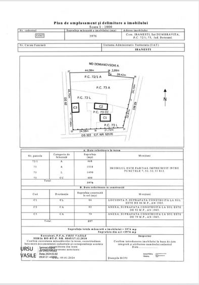 Casă cu Teren 3976 Mp în Dumbrăvița