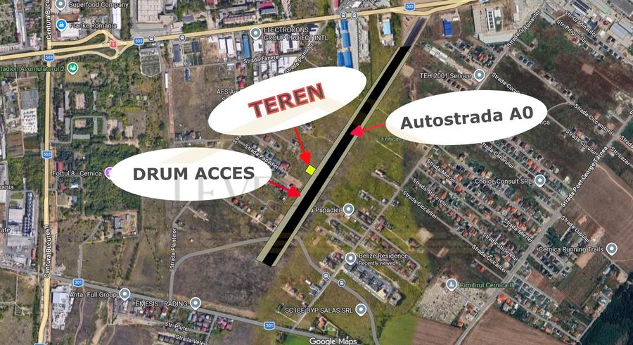 Teren Construcții intravilan de 324 mp, în Est