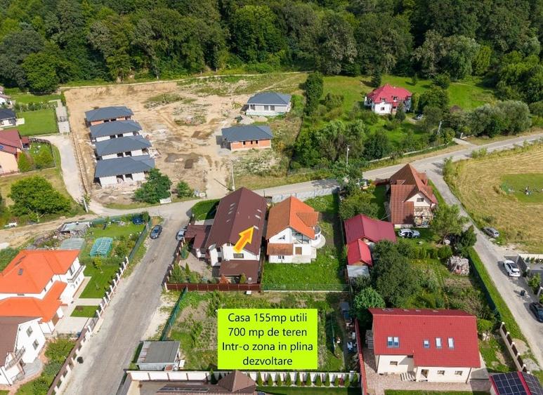 Casă individuală cu 5 camere cu Teren 700 Mp în Primăverii