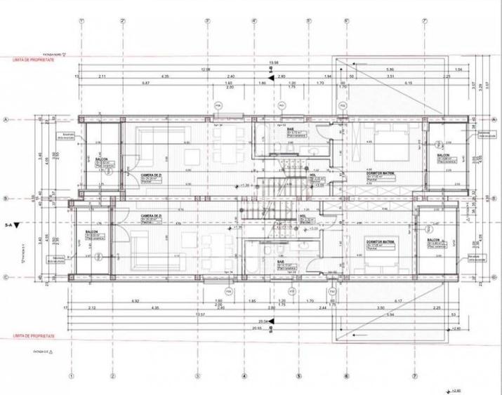 Duplex cu 4 camere semidecomandat cu Garaj în Borhanci