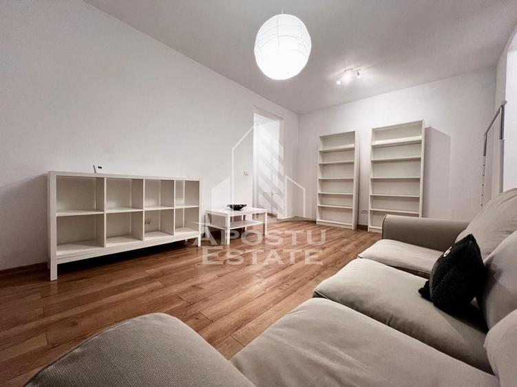 Apartament cu 2 camere semidecomandat, mobilat în Giroc