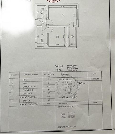 Apartament cu 2 camere semidecomandat în Ultracentral