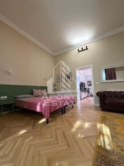 Apartament cu 3 camere circular, mobilat în Central
