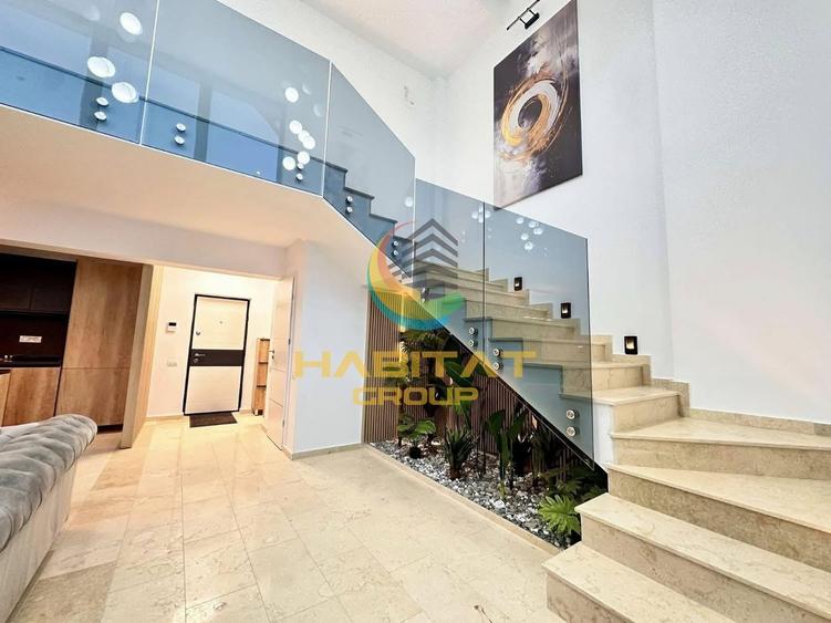 Penthouse cu 3 camere decomandat, mobilat în Sud-Vest