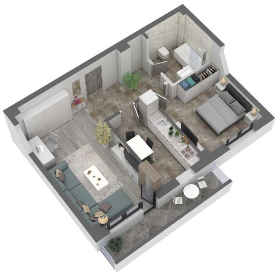 Conest Ozana Residence -apartamente de vanzare cu 1 2 3 camere - 6