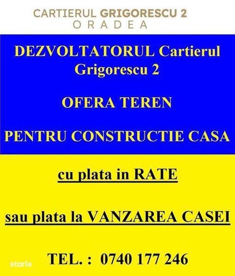 TEREN pentru constructie casa cu plata in RATE sau la VANZAREA CASEI - 1