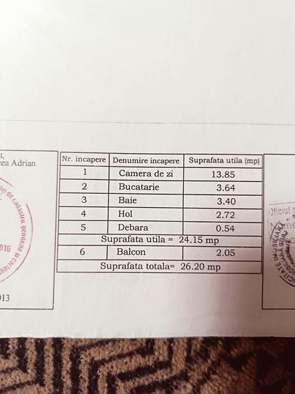 Garsonieră decomandată în Lotrului