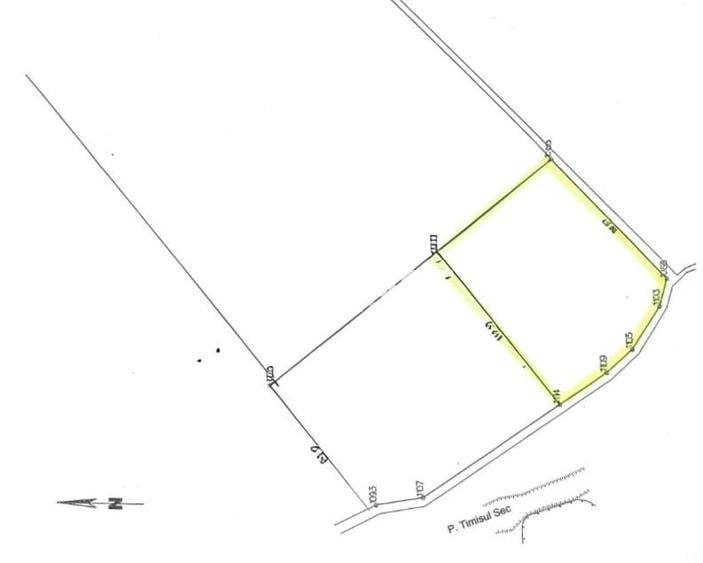 Teren agricol extravilan de 3500 mp, în Sânpetru