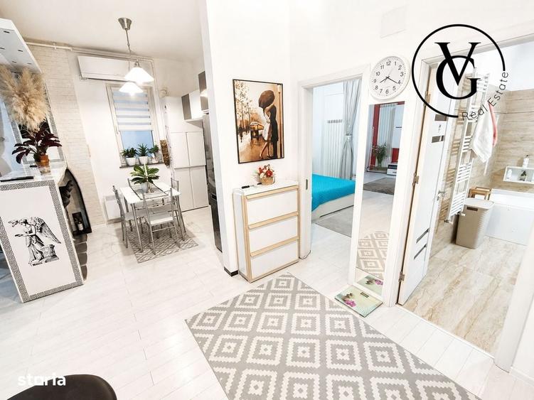 Apartament cu 2 camere semidecomandat în Nord
